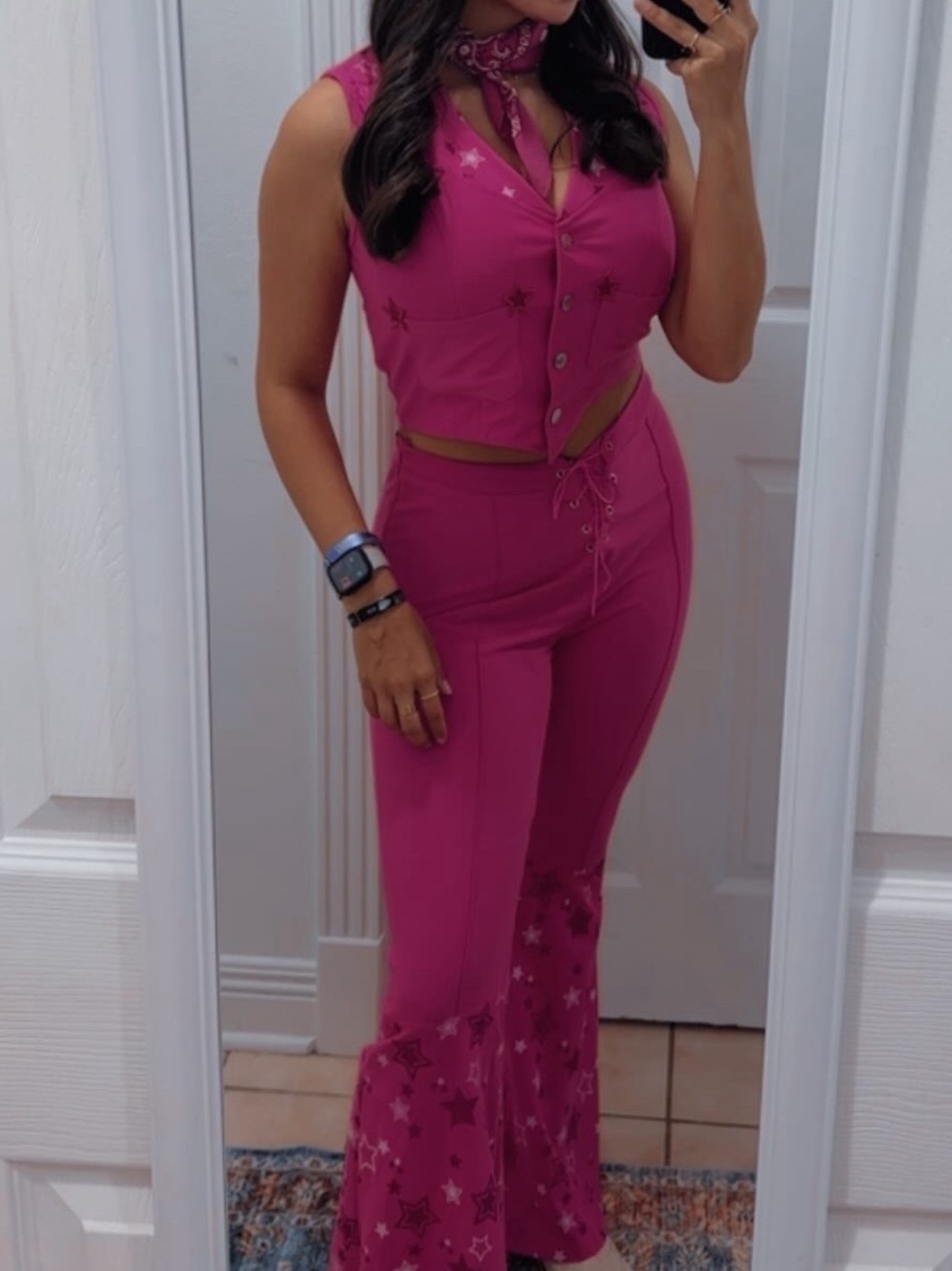 Western Barbie Costume - top and bottom
